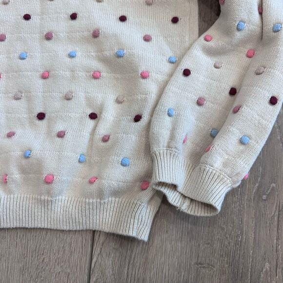 H&M Natural White Textured-Knit Sweater - Size 8-10Y - Picture 2 of 5